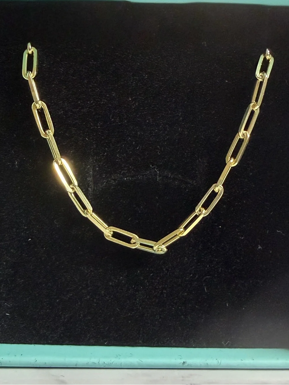 Gold Paperclip Bracelet